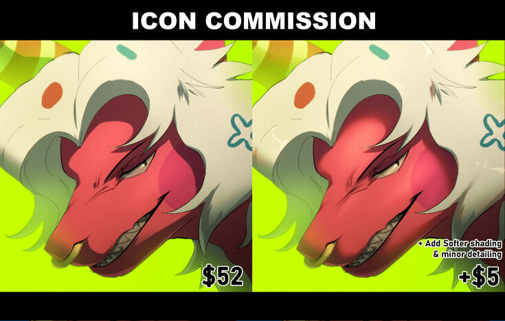 900x900 Icon - $52 | +$5 for soft shading & minor detailing